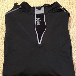 Reebok Golf 1/4 Zip Pullover Black 2XLT